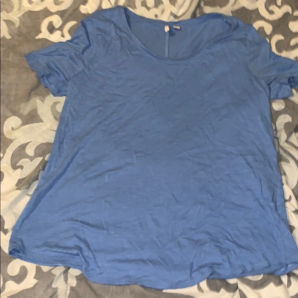Cato size medium blue short sleeve shirt
